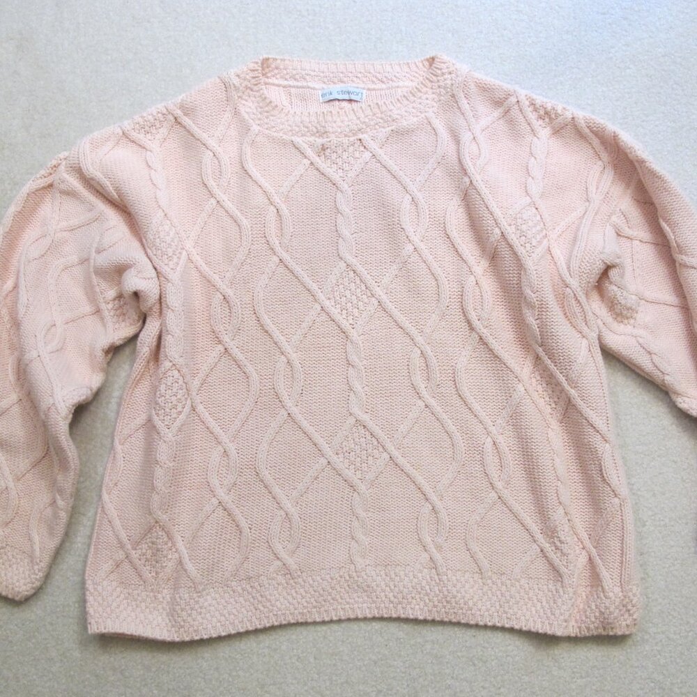 Eric Stewart pink cotton sweater  PXL